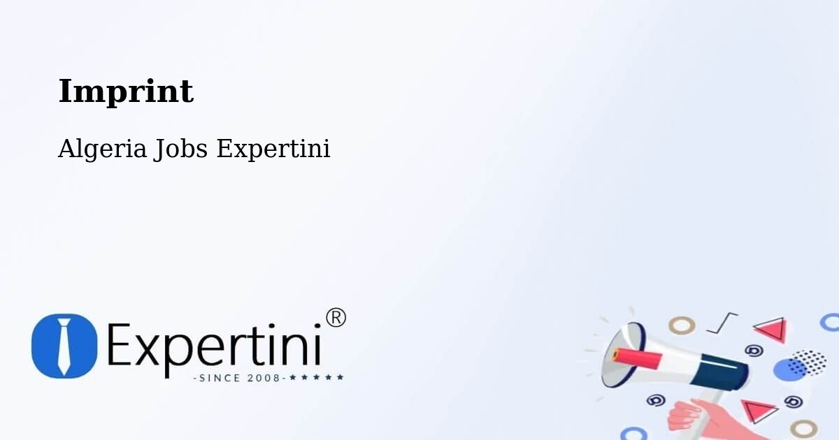Imprint – Robbah - Algeria Jobs Expertini