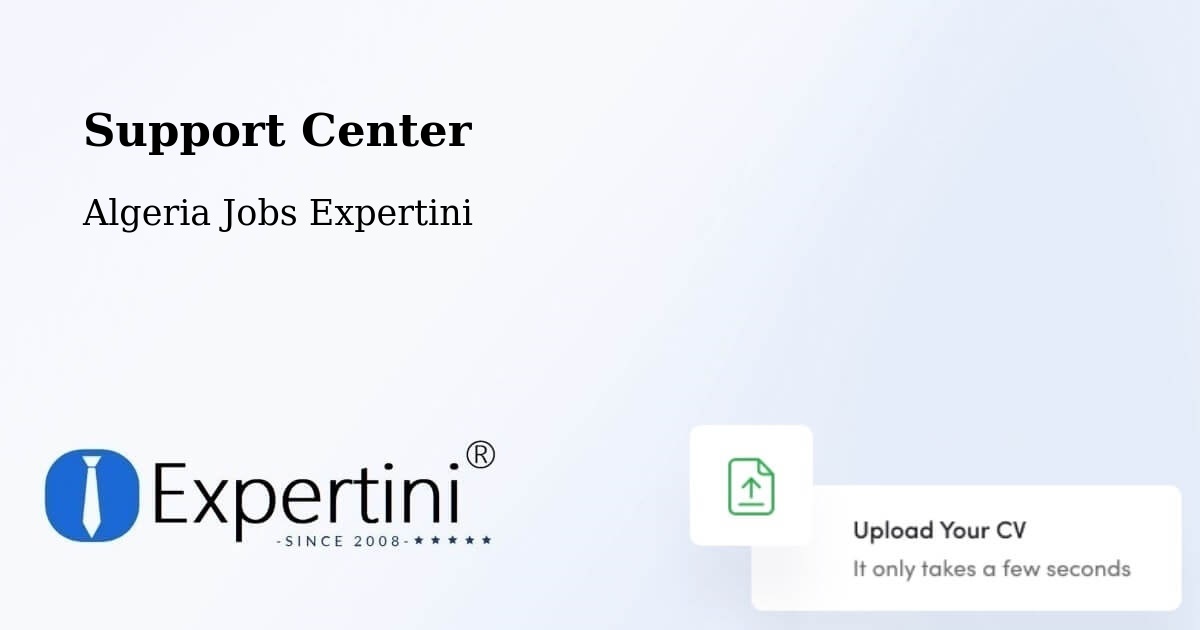 Support Services – Robbah - Algeria Jobs Expertini
